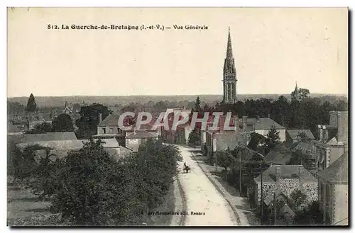 Cartes postales La Guerche de Bretagne Vue Generale