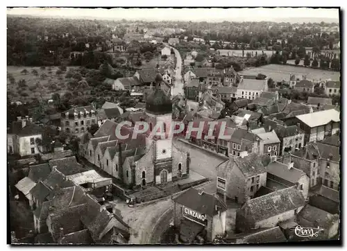 Cartes postales moderne Guichen Vue aerienne L eglise et lec entre