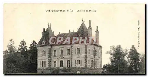 Ansichtskarte AK Guignen Chateau du Plessis