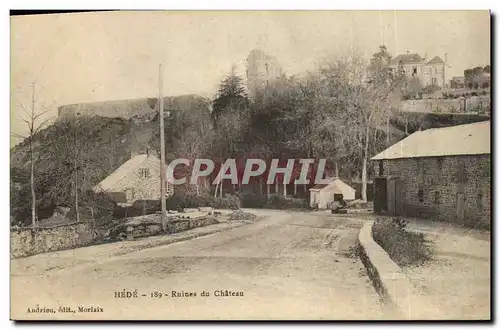 Cartes postales La Bretagne Hede Ruines du Chateau