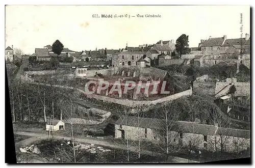 Cartes postales La Bretagne Hede Vue Generale