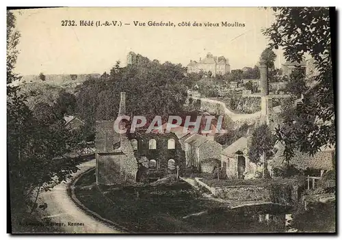 Cartes postales Hede Vue Generale Cote des Vieux Moulins