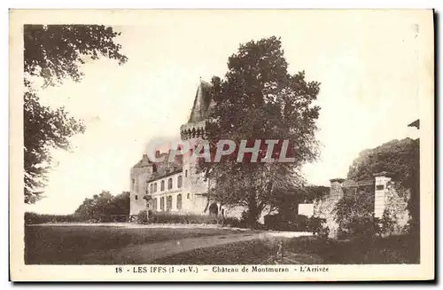 Cartes postales Les Iffs Chateau de Montmuran L arrivee