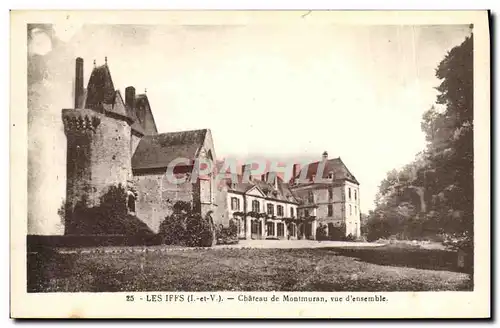 Cartes postales Les Iffs Chateau de Montmuran Vue d ensemble