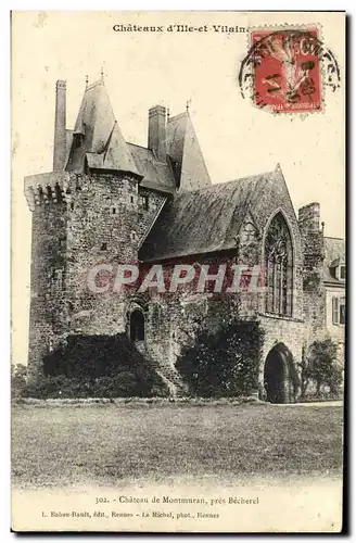 Cartes postales Les Iffs Chateau de Montmuran pres Becherel