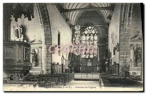 Cartes postales Les Ifs Interieur de L Eglise