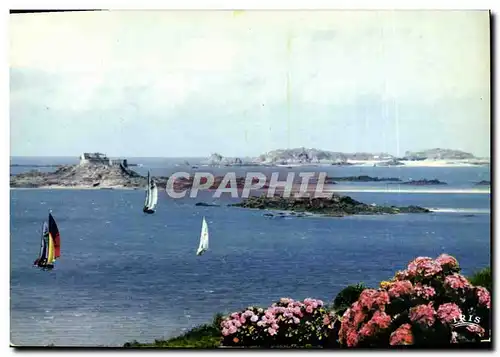 Cartes postales moderne Dinard Cote D Emeraude L ile de Cezembre et Fort Harbour