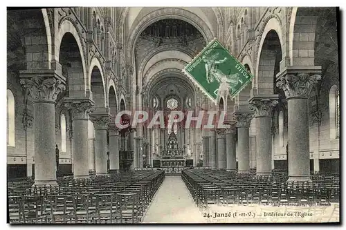 Cartes postales Janze Interieur de L Eglise