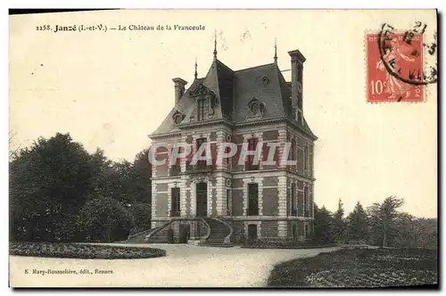 Ansichtskarte AK Janze Le Chateau de la Franceule