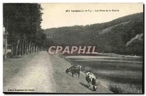 Ansichtskarte AK Langon Les Rives de la Villaine Vaches