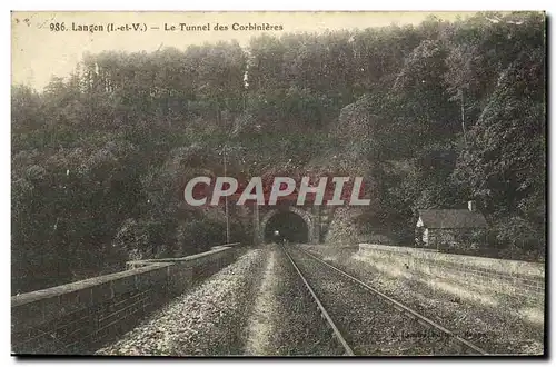 Ansichtskarte AK Langon Le Tunnel des Corbinieres