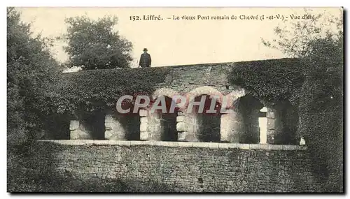 Cartes postales Liffre Le Vieux Pont Romain de Chevre Vue d ete