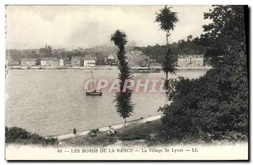 Ansichtskarte AK Les Bords De La Rance Le Village de Lyvet Bateau