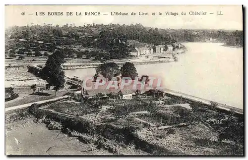 Ansichtskarte AK Les Bords De La Rance L ecluse de Livet et le village du Chatelier