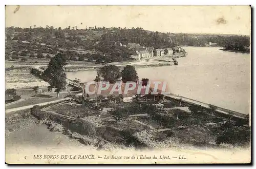 Cartes postales Les Bords De La Rance L ecluse de Livet et le village du Chatelier