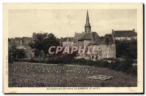 Ansichtskarte AK Loroux Le Panorama du Bourg