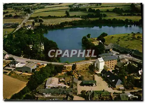 Cartes postales moderne Martigne Ferchaud Moulins des forges et l etang Vue aerienne