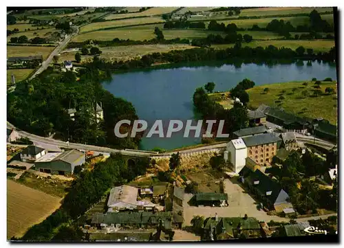 Cartes postales moderne Martigne Ferchaud Moulins des forges et l etang Vue aerienne