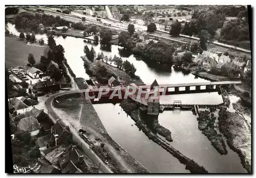 Cartes postales moderne Messac L Ecluse le Moulin le Pont et la gare Vue aerienne