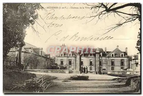 Cartes postales Mezieres Chateau de la Ville Olivier