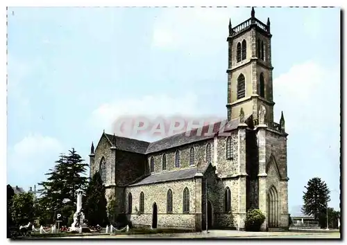 Moderne Karte Montauban de Bretagne L Eglise