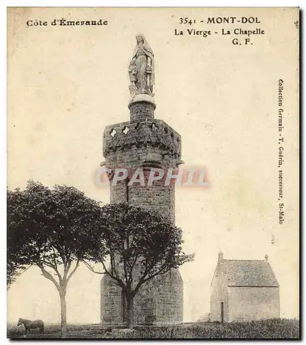 Ansichtskarte AK Le Mont Dol La Vierge La Chapelle