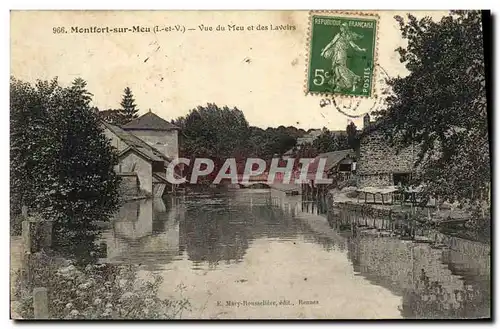 Cartes postales La Bretagne Montfort Sur Meu Vue du Meu et des Lavoirs