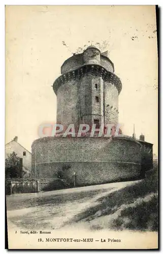 Cartes postales La Bretagne Montfort Sur Meu La Prison