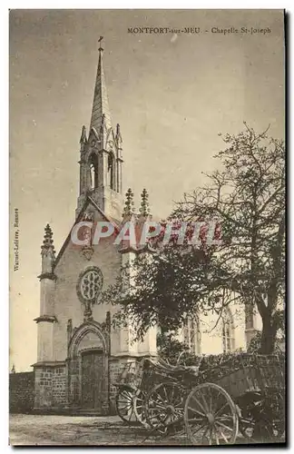 Cartes postales La Bretagne Montfort Sur Meu Chapelle St Joseph