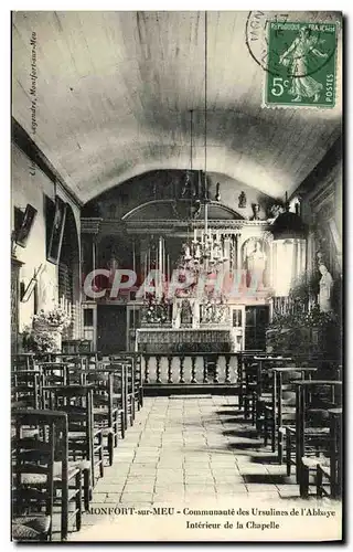 Cartes postales La Bretagne Montfort Sur Meu Communaute des Ursulines Interieur de L Abbaye