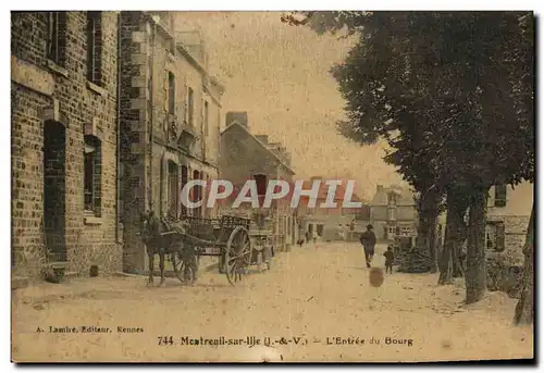 Cartes postales Montreuil Sur Ille L Entree du Bourg