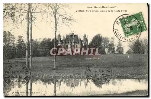 Cartes postales Mordelles Parc et Chateau de la Haute Foret