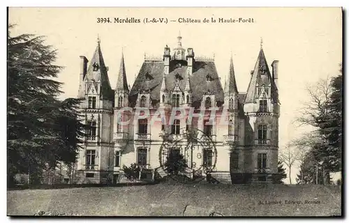 Ansichtskarte AK Mordelles Chateau de la Haute Foret