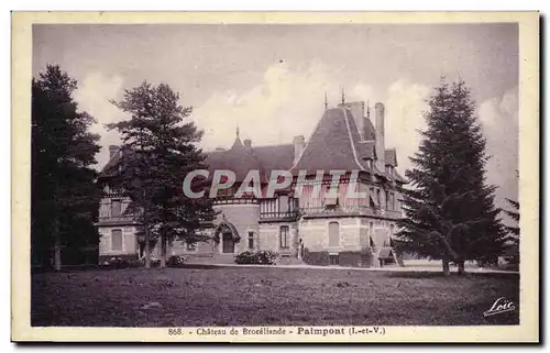 Ansichtskarte AK Paimpont Chateau de Broceliande