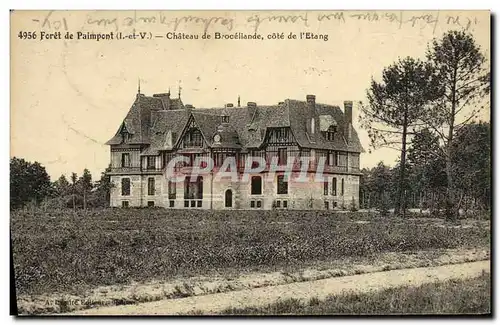 Cartes postales Paimpont Foret de Chateau de Broceliande cote de l etang