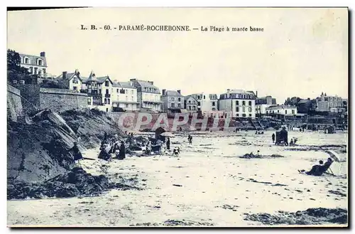 Cartes postales Parame Rochebonne La Plage a maree basse
