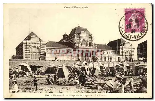 Cartes postales Parame Plage de la Hoguette Le Casino