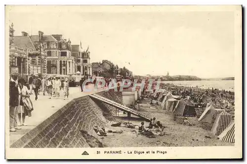 Cartes postales Parame La Digue et la Plage