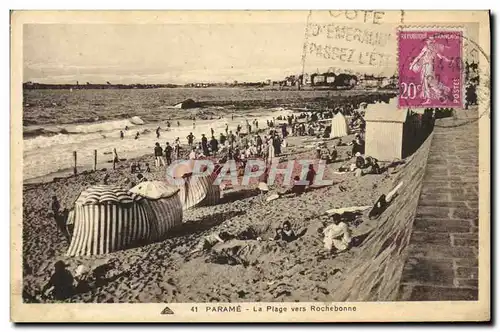 Cartes postales Parame La Plage Vers Rochebonne