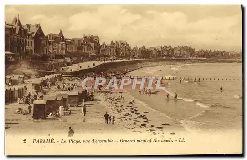 Cartes postales Parame La Plage Vue d Ensemble