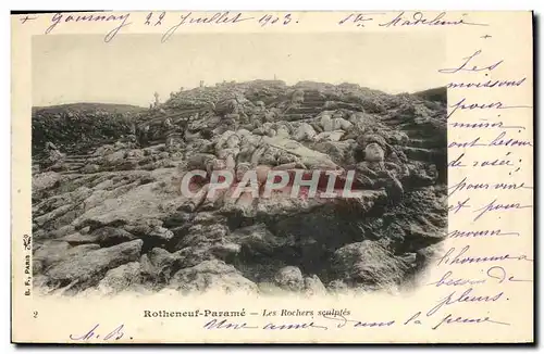 Cartes postales Parame Les Rochers Sculptes