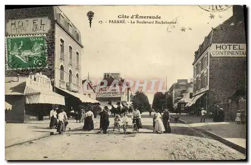 Cartes postales Parame Boulevard Rochebonne Coiffeur Hotel Continental Velo