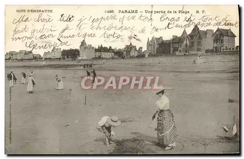 Cartes postales Parame Une Partie de la Plage Femme et enfant