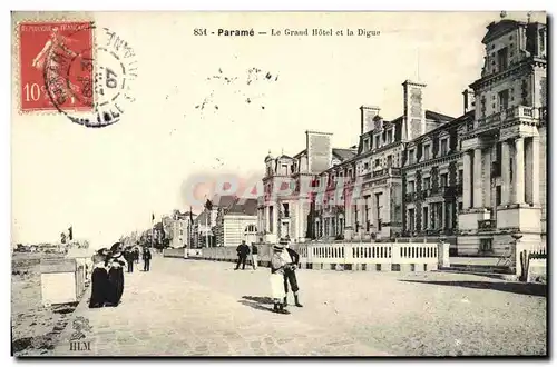 Cartes postales Parame Le Grand Hotel et la Digue