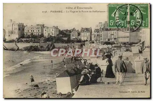 Cartes postales Parame Le Plage et le Pointe de Rochebonne