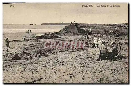 Cartes postales Parame La Plage et les Rochers