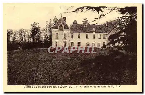 Cartes postales Plechatel Chateau du Plessis Bardout Maison de Retraite de l UNC