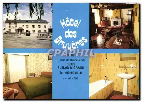 Cartes postales moderne hotel des Bruyeres Rue de Broceliande Plelan le Grand Restaurant