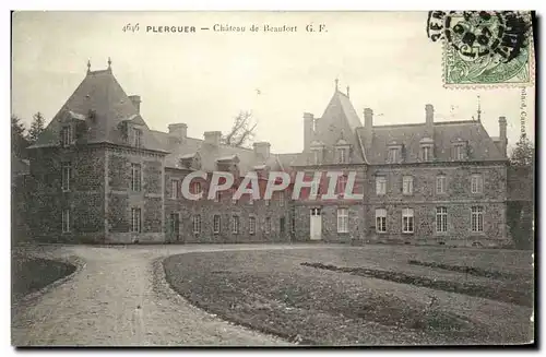 Cartes postales Pleguer Chateau de Beaufort