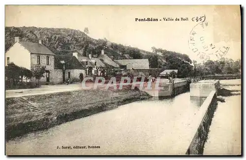 Cartes postales Environs de Rennes Pont Rean Vallee du Boel Ecluse